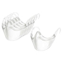5Pcs Foldable Transparent Face Shield Reusable Anti-Fog Mouth Cover Visor