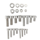 304 Stainless Steel Screws and Nuts M3 M4 M5 M6 Hex Socket Head Cap Screws  T2D7
