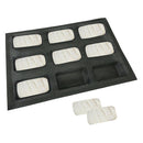 9 Cavity Silicone Bread Form Non Stick Mini Loaf Baking Pan Tray Tin Mold