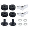 Drum Accessories Kit: Cymbal Felts, Cymbal Sleeves, Wing Nuts