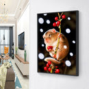 Full Drill Diamond Painting Kit DIY Bead Art Hamster Cherry Mosaic Picture
