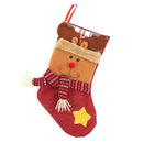 Large Christmas Sock Children Candy Gifts Bag Home Party Decor(Elk)