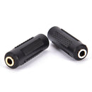 Stereo3.5mm 1/8" Aux Female to FemaleF/F Jack Audio Coupler Adapter Converter OA