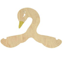Child Clothes Hangers Ins Nordic Style Wooden Swan Art Crafts Home Decor