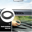 160cm Car Sealing Strip Leakproof Auto Carbon Fiber Dashboard Edges Elastic