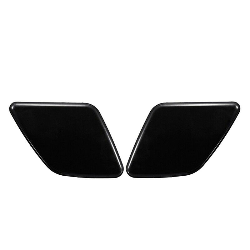 Pair L+R Side Headlight Bumper Washer Cap Jet Cover for Volvo XC90 2007-201