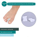 1Pair Silicone Foot Finger Toe Separator Hallux Valgus Corrector Feet Care OZ