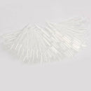 100PCS 0.2ml Graduated Pipettes Dropper Polyethylene for Experiment Medical