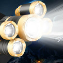 T6 High Power Lantern Waterdichte Led Induction Zaklamp Head Light OplaadbareFT