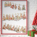 24Pack Countdown Bag Hanging Candy Gift Sack Pouch Clips Stickers Rope ChriSEAU