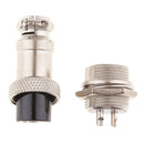 GX16 2 Pins Metal Waterproof Aviation Connector Plug & Socket