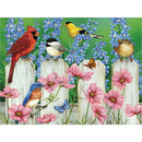 5D Full Drill Round Diamond Painting Home Decor Mosaic (B3269 Flower Birds)