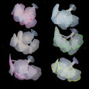 2Pcs Silicone Artificial Coral Plant for Aquarium Tank Underwater Decor --Yellow