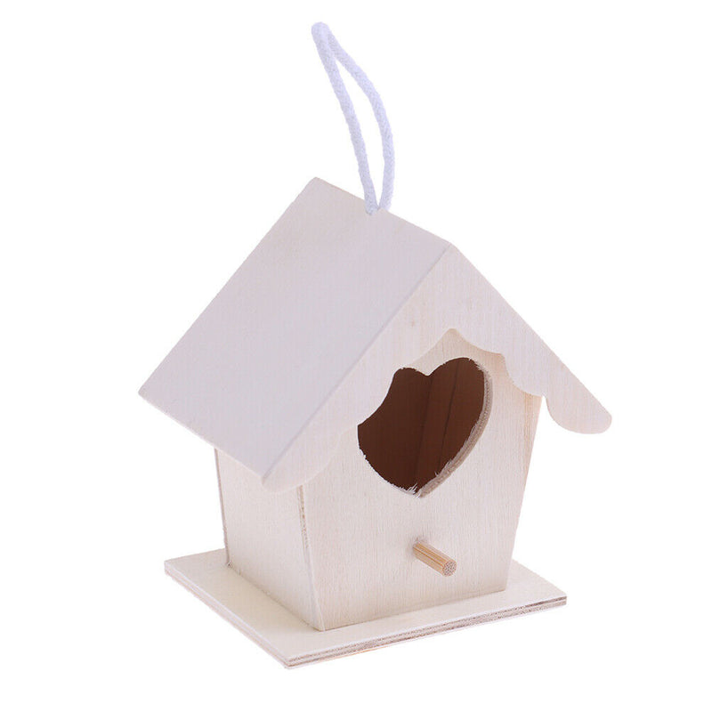 1pc Wooden garden Bird Cages Nests bird house3cT