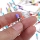 100Pcs Dental Multi-Color Flat Bowl Buffing Polisher Prophy Cup Bolt Brush 3C