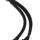 15cm 4pin Y-Splitter Computer PC Fan Power Cord 1 To 2 Black Sleeved