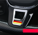 ABS Chrome Interior Steering Wheel Cover Trim For Volkswagen VW Tiguan 2015-2018