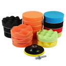19Pcs/Set 3 inch 80mm Sponge Buff Buffing Polishing Pad Kit For Car Polisher