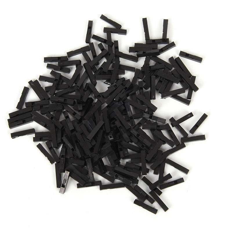 200Pcs 2.54mm 1P Pitch Dupont Jumper Wire Cable Housing Female Pin Connector SEA