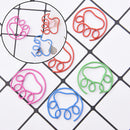 5Pcs Metal Claw Shaped Clips Bookmarks School Office Stationery Paper Clips BX