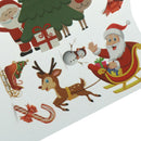 Christmas Patch Washable Heat Transfer Ironing Patch Clothing Santa Claus  JR