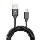 Micro Fast Car 3A USB Charger Adapter With 1.8M Spring Cable For Micro USB Phone