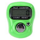 Mini Finger Counter LCD Electronic Digital Counter Range 0-99999 (Green)