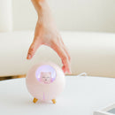 220ml Planet Cat Ultrasonic Air Humidifier Essential Oil Diffuser (Pink) A