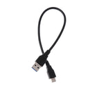 USB3.1 Type C to 50mm mSATA PCI-E Solid State Disk SSD Case Enclosure Bla