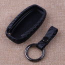 Carbon Fiber Texture Key Fob Case Smart Key Fob fit for Audi A4 A5 A6 A7 Hf
