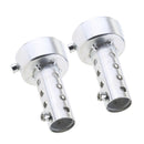 2pcs Universal Exhaust Silencer Exhaust Pipe Replacement Motorcycle Parts