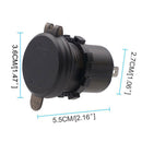 4.2A Dual USB Car Charger with Digital Voltmeter Blue LED Light 12-24V for Car