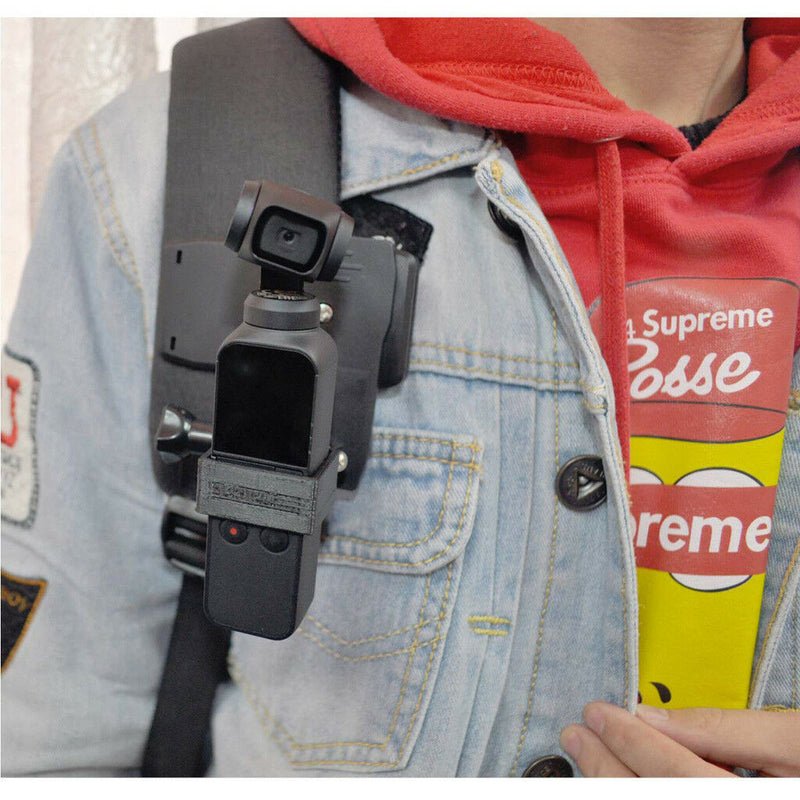 Expansion 1/4 inch Screw Adapter Bracket + Clip For DJI Osmo Pocket Gimbal