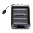 ABS Plastic Fly Box Fly Fishing Tackle Box Slit Foam Insert with Lanyard