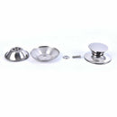 2Pcs/Set Replacement Pot Lid Knobs Stainless Steel Pan Cover Handle Wok Lid  Ew
