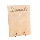 2Pc Donut Stand Wooden Candy Sweet Doughnut Holds Party Favour Storage Rack