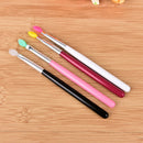 Makeup Silicone Head Brush Rhinestone Eye Shadow Powder Eyebrow Lip Tool Hot!