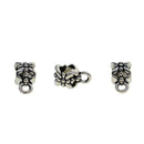 100 pieces Alloy Beads Bails Connector Hanger Beads for DIY Necklace Bracelet