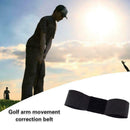 1X Golf Swing Eginner Practicing Correct Swing Trainer Belt Arm Elastic Z6K8