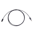 Audio CableBlack TOSlink Plug to MINI-TOSLink OPTICAL 3.5mm Jack 0.5m  Hn
