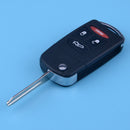 1Pcs 4 Buttons Flip Remote Key Shell Case fit for Chrysler Aspen Dodge Jeep Hf