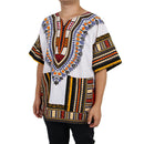 2x Men's Short Sleeve Dashiki Colorful African Festival Tribal Top Poncho