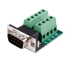 DB9 D-SUB 9 Pin Male Adapter RS232 to Terminal Connector Signal Module Gree