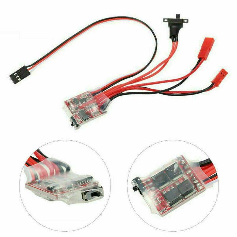 30A ESC Brushed Brush Motor Speed Controller With Brake For RC Car Boat Tank NEW