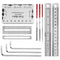 Portable Stainless Steel Guitar Cleaning and Maintenance tool set Newest Useful