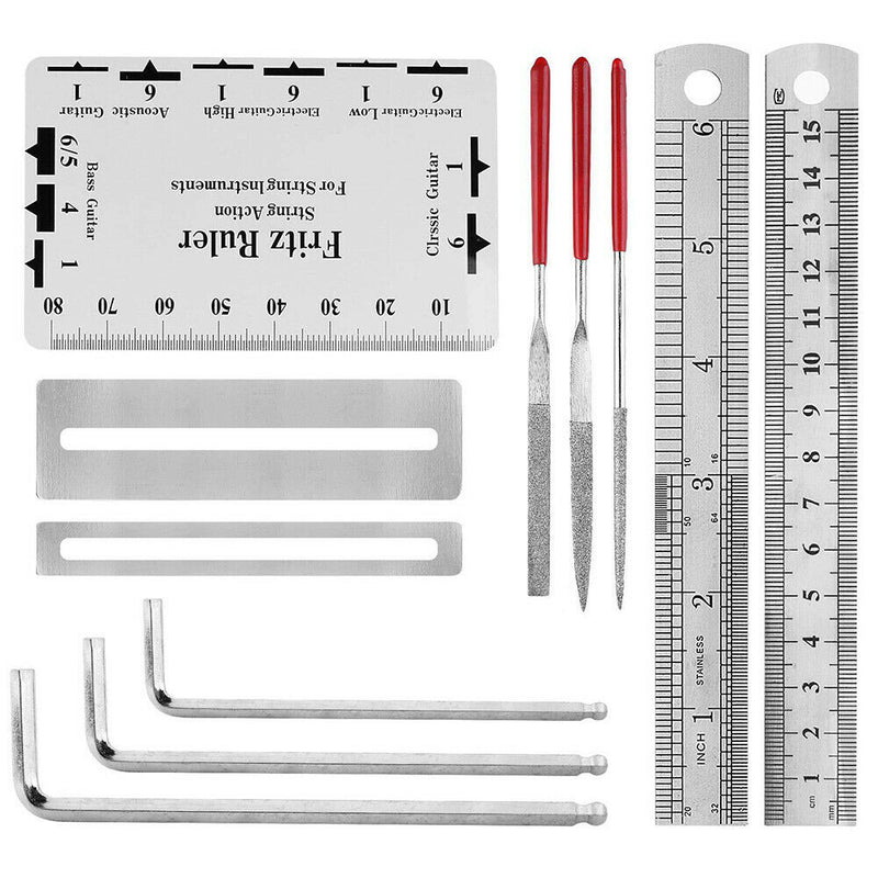 Portable Stainless Steel Guitar Cleaning and Maintenance tool set Newest Useful