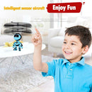 RC Hand Inductive Flying Robot Aircraft Infrared Induction Kids Light Toys