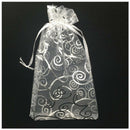 100pcs 4x6 Inches Drawstrings Organza Gift Candy Bags Wedding Favors Bags (