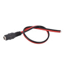 4Pc 5.5x2.1mm Male + Female DC Power Socket Jack Plug Connector Cable Wire 12VJR