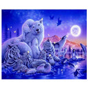 DIY 5D Diamond Embroidery Painting Cross Stitch Kit Tiger Animal Home Decor